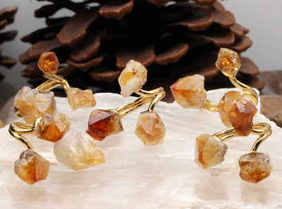 Authentic Raw Crystal Rings
