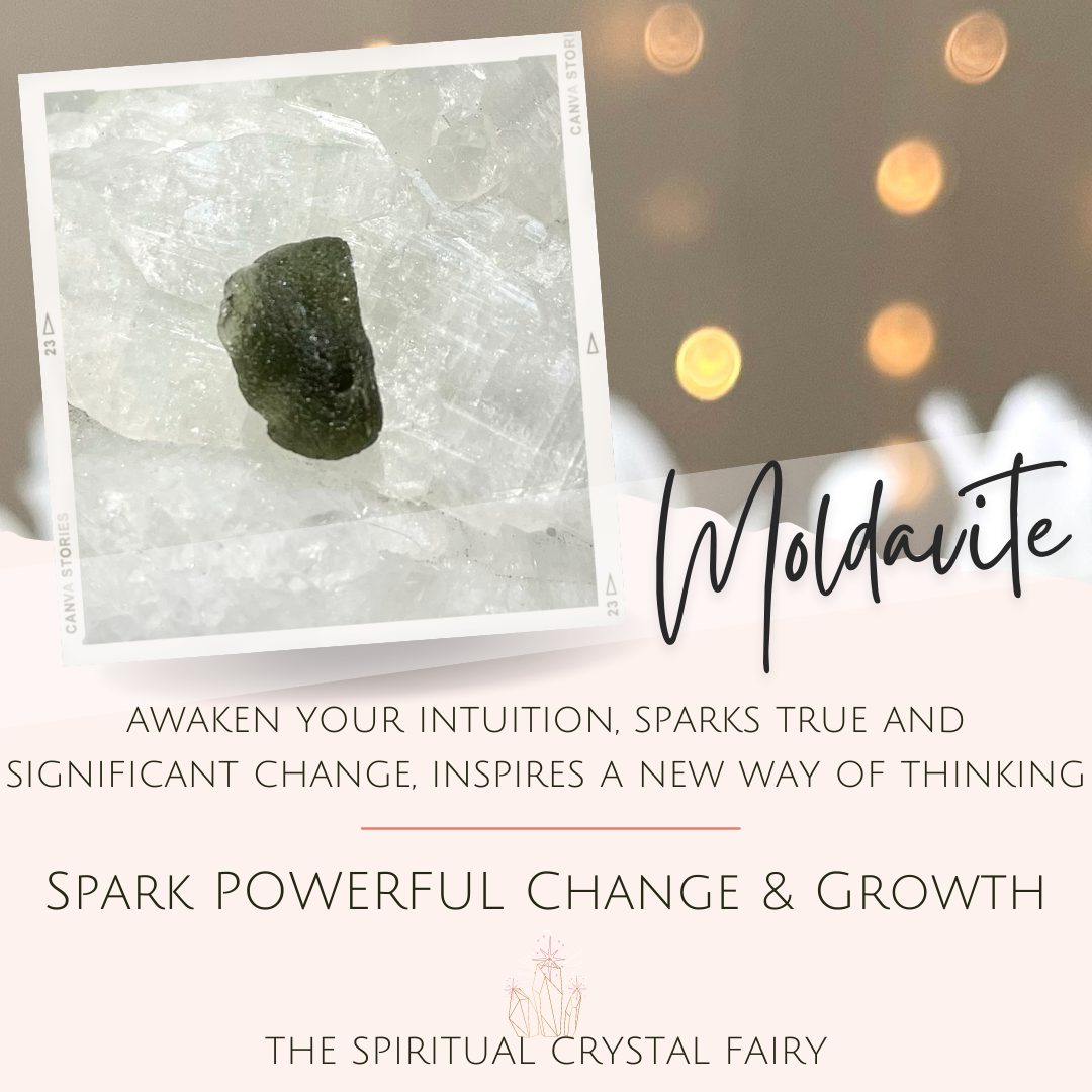 (A108) High Quality Raw Moldavite Reiki Energy Healing CrystalThe Spiritual Crystal Fairy
