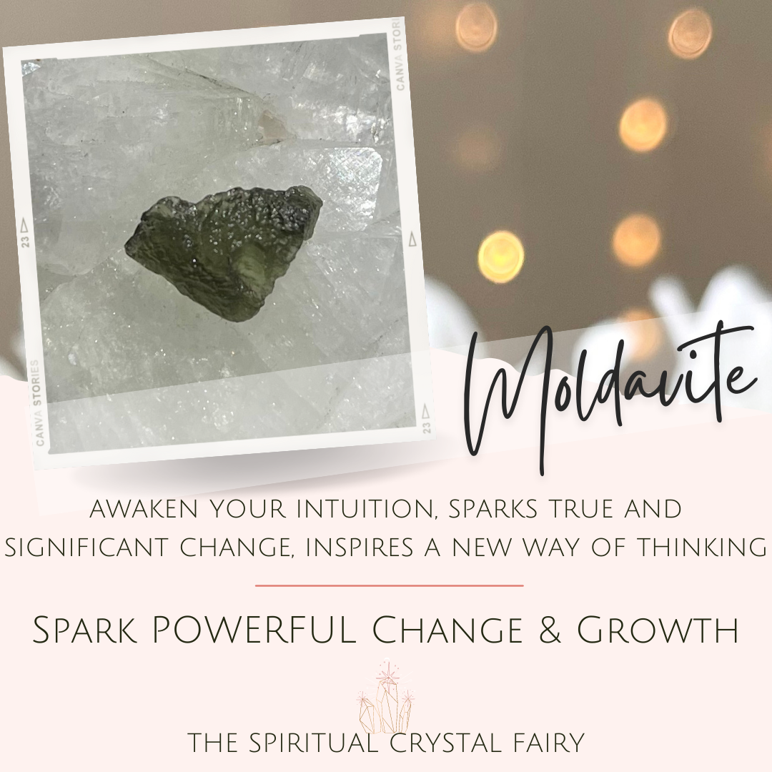(A115) High Quality Raw Moldavite Reiki Energy Healing CrystalThe Spiritual Crystal Fairy