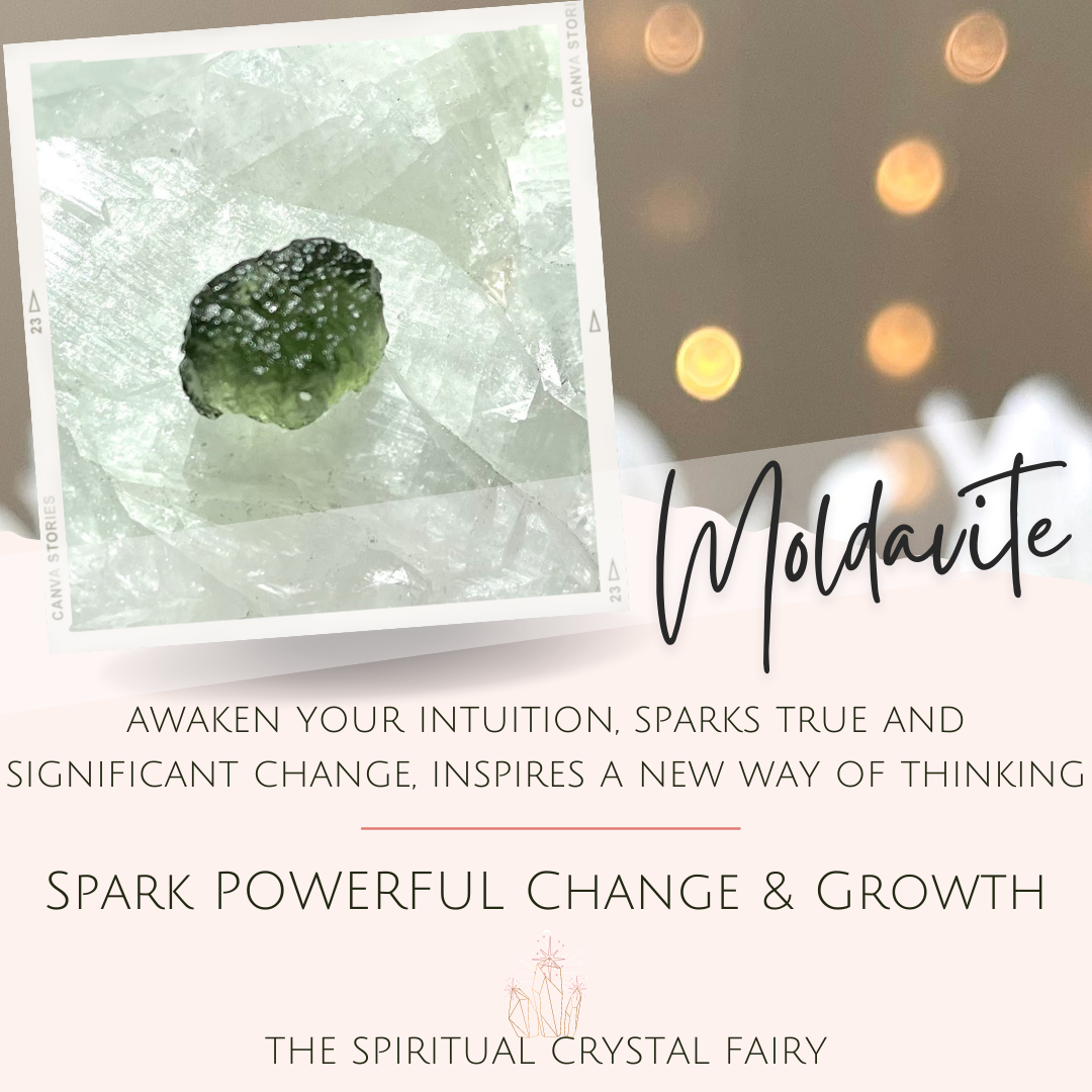 (A120) High Quality Raw Moldavite Reiki Energy Healing CrystalThe Spiritual Crystal Fairy