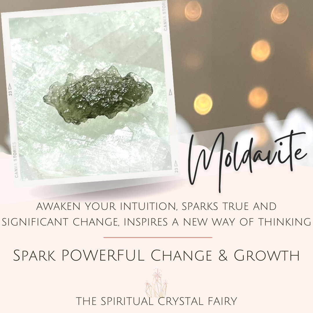 (A122) High Quality Raw Moldavite Reiki Energy Healing CrystalThe Spiritual Crystal Fairy