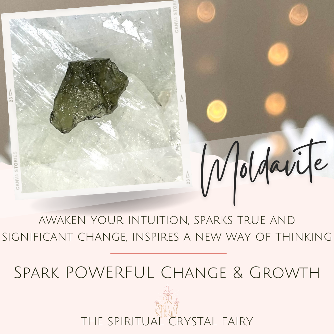 (A125) High Quality Raw Moldavite Reiki Energy Healing CrystalThe Spiritual Crystal Fairy