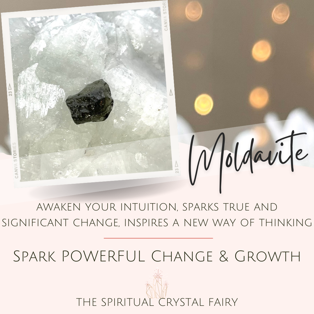 (A127) High Quality Raw Moldavite Reiki Energy Healing CrystalThe Spiritual Crystal Fairy