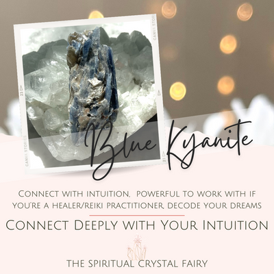 Blue Kyanite Reiki Energy Healing Crystal-  The Spiritual Crystal Fairy - Crystal Description Crystal Meaning Arden, NC Asheville, NC Area
