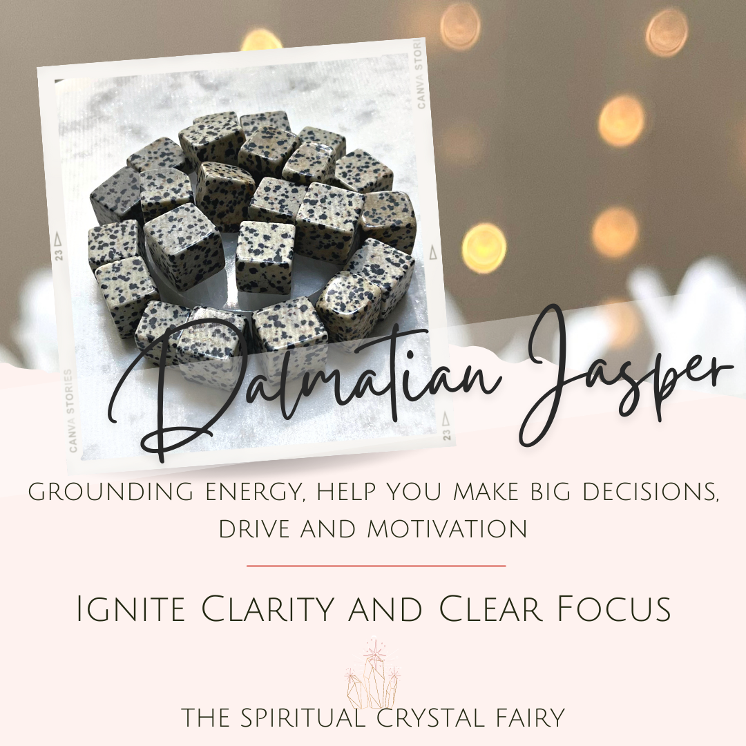 Dalmatian Jasper Reiki Energy Healing CrystalThe Spiritual Crystal Fairy