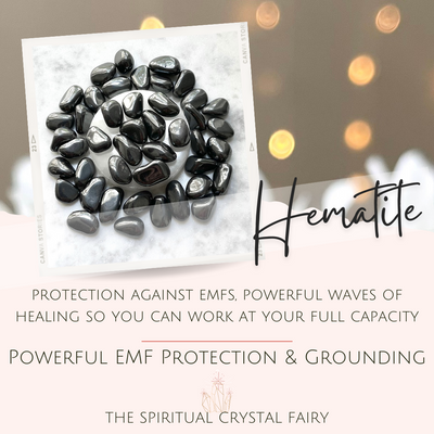 Tumbled Hematite Reiki Energy Healing CrystalThe Spiritual Crystal Fairy