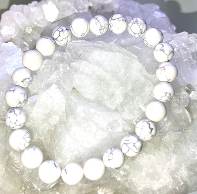 Howlite Reiki Healing Crystal BraceletThe Spiritual Crystal Fairy
