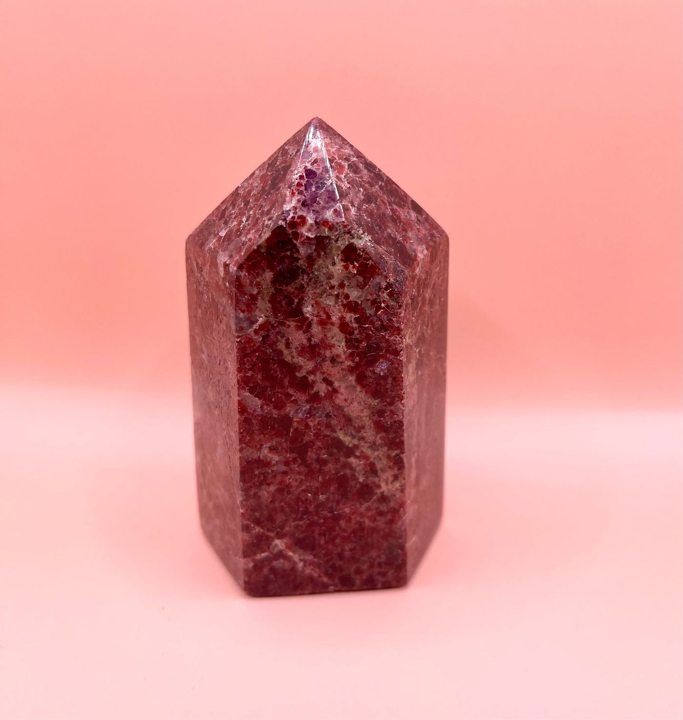 (A101) X-Large Garnet Point Crystals Energized with ReikiThe Spiritual Crystal Fairy