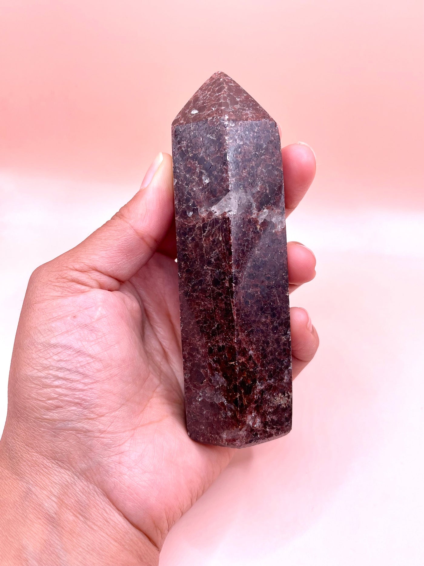 (A103) Garnet Pointer Crystals Energized with ReikiThe Spiritual Crystal Fairy