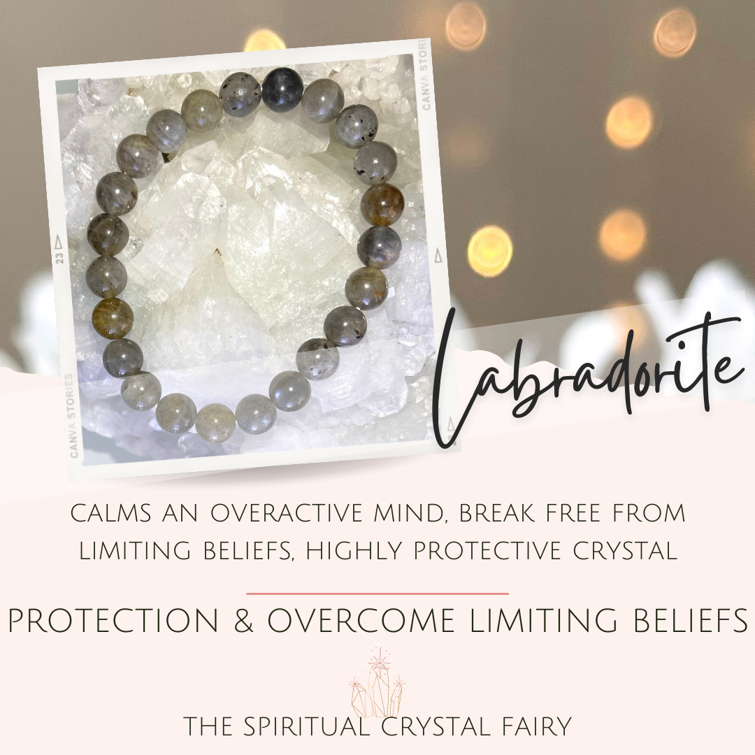 Labradorite Reiki Healing Crystal BraceletThe Spiritual Crystal Fairy