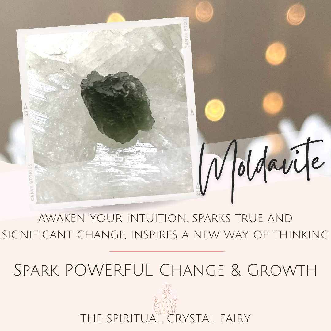 (A107) High Quality Raw Moldavite Reiki Energy Healing CrystalThe Spiritual Crystal Fairy
