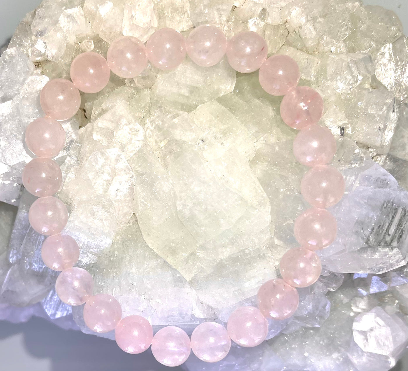 Rose Quartz Reiki Healing Crystal BraceletThe Spiritual Crystal Fairy